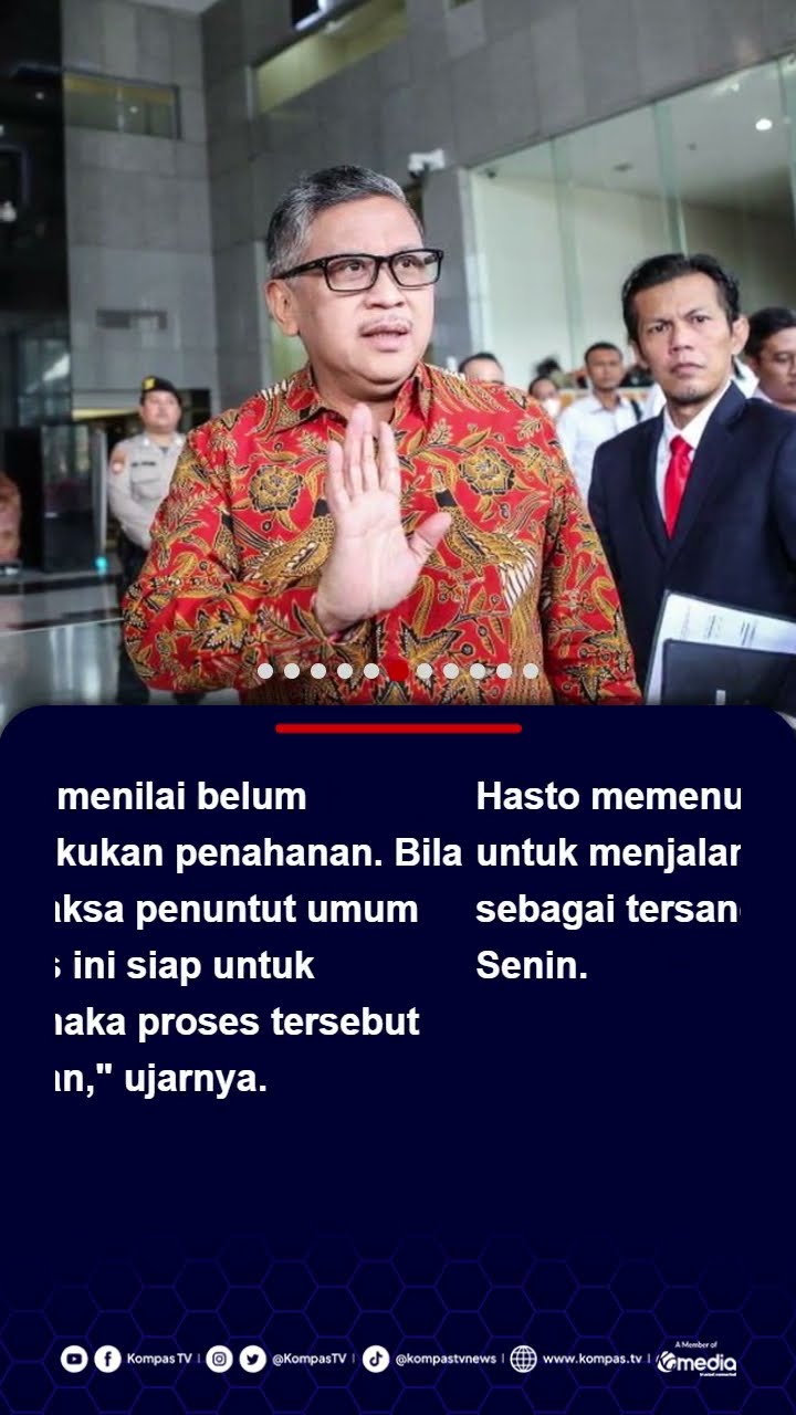 Alasan KPK Tak Langsung Tahan Sekjen PDI-P Hasto Usai Diperiksa Kasus Harun Masiku #pdip #kpk