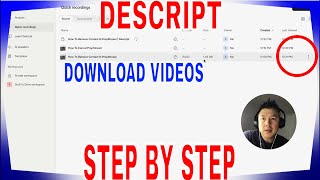 ✅  How To Download Video From Descript Video Editor 🔴