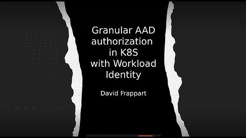 Workload Identity in Azure Kubernetes Service