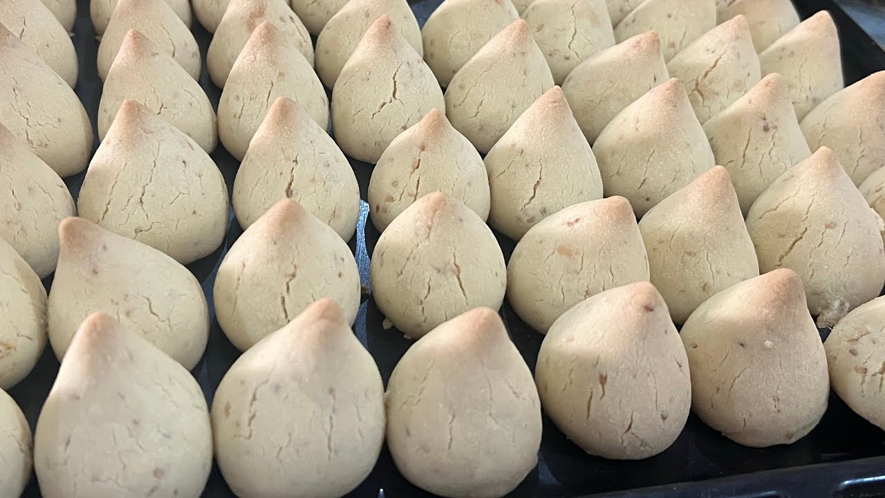 حلويات العيد غريبة بيضاء زمنية ريحة و بنة طريقة ساهلة حلو العيد