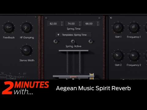 Aegean Music Spirit Reverb VST/AU reverb plugin in action