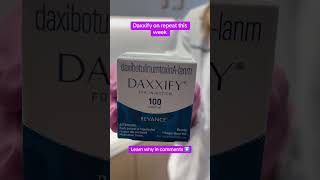 Lots of Daxxify on the books this week. Faster acting, longer lasting…more details in comments 👇
