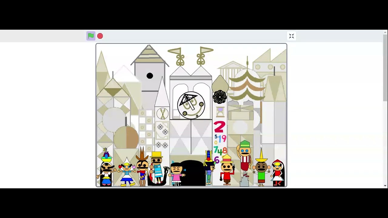 IT'S A SMALL WORLD CLOCK PARADE