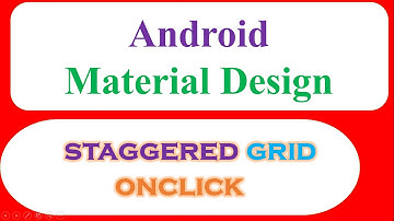Custom RecyclerView CardViews - StaggeredGrid and OnClick
