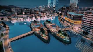 SmartCity Korea Master Plan 3D Animation
