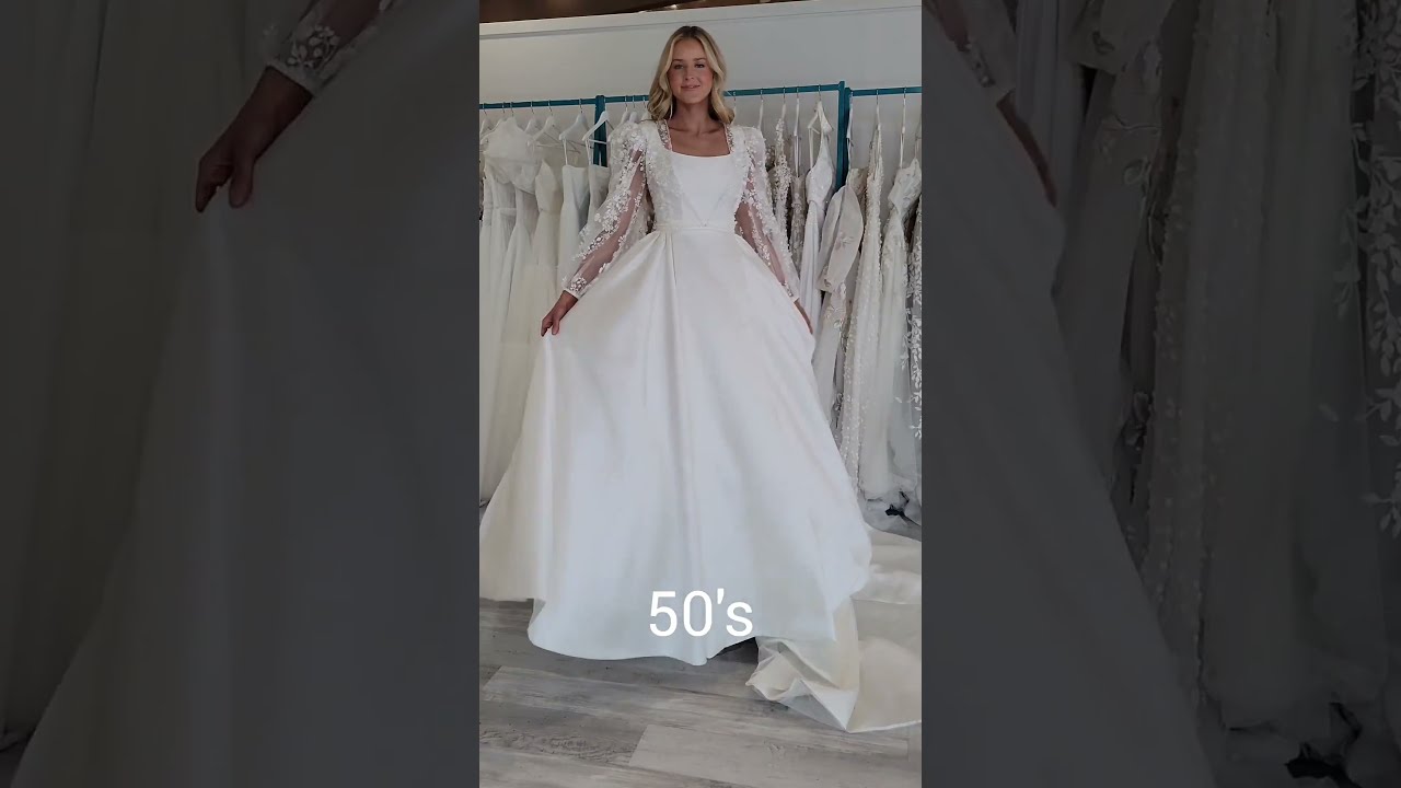 Wedding Dresses Inspired By Different Decades 