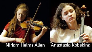 Violinist Miriam Helms Alien and Cellist Anastasia Kobekina