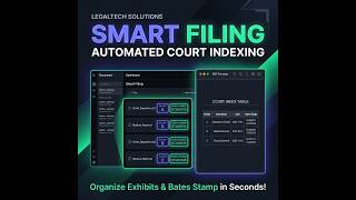 How to Automate Court Indexing, Bates Stamping & Exhibits | SatyamevHash
