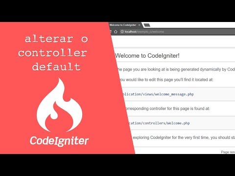 [Codeigniter] Alterando o controller padrão
