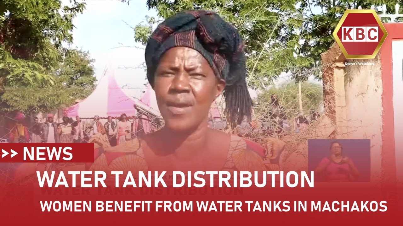Machakos County women to benefit from water tanks