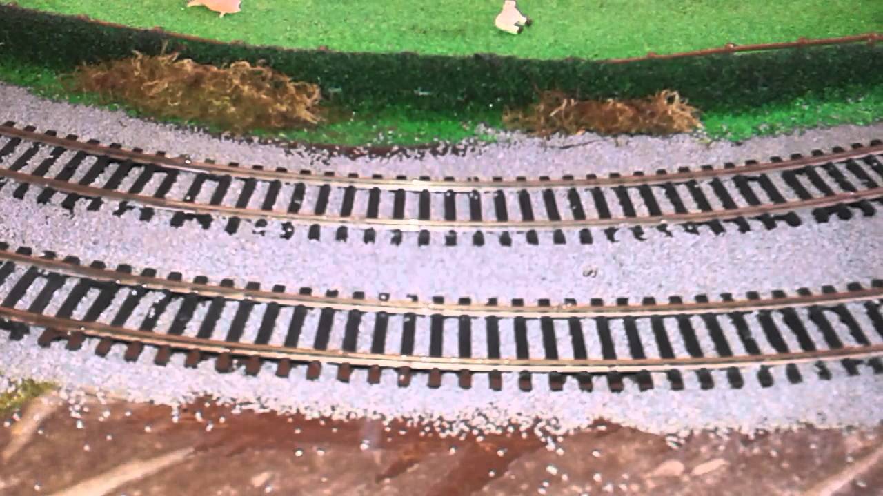 How to ballast oo gauge track YouTube