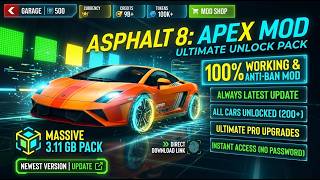 UPDATE!! Asphalt 8 Mod APK Unlimited Cash Nitro All Cars | Mediafire Direct Link Download screenshot 5