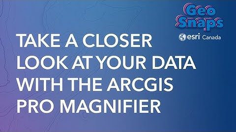 Take a Closer Look at Your Data With the ArcGIS Pro Magnifier