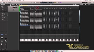 Recording Connection - EXS24 Instrument Editor Window in Logic Pro X