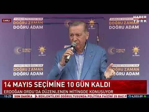 #CANLI - Cumhurbaşkanı Erdoğan Ordu'da konuşuyor