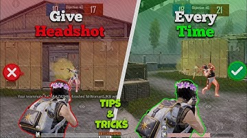 Simple Way To Headshot | Tips And Tricks (Bgmi/Pubg Mobile)guide/tutorial