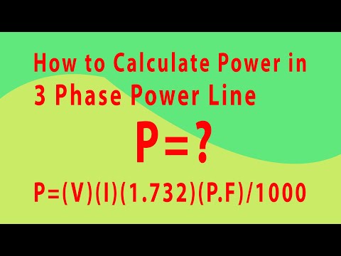 3 Phase Electrical Formulas | Three Phase Load Calculation | 3 Phase Power Formula | Load Calculate