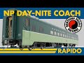 Rapido Northern Pacific Day-Nite Coach!