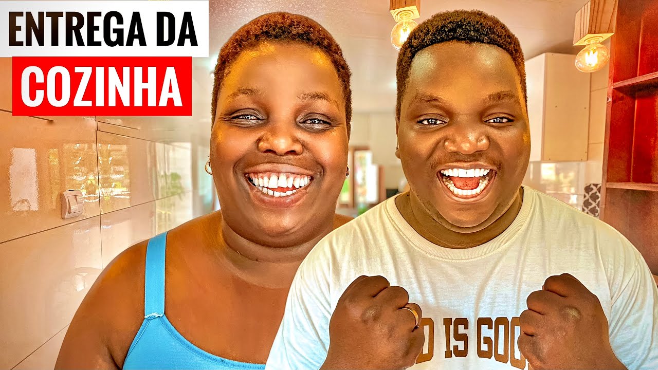 ENTREGA DA COZINHA DIA DE MUITAS EMOÇÕES A REAÇÃO DELA FOI A MELHOR 🥹AO RECEBER A COZINHA 👩‍🍳🥘