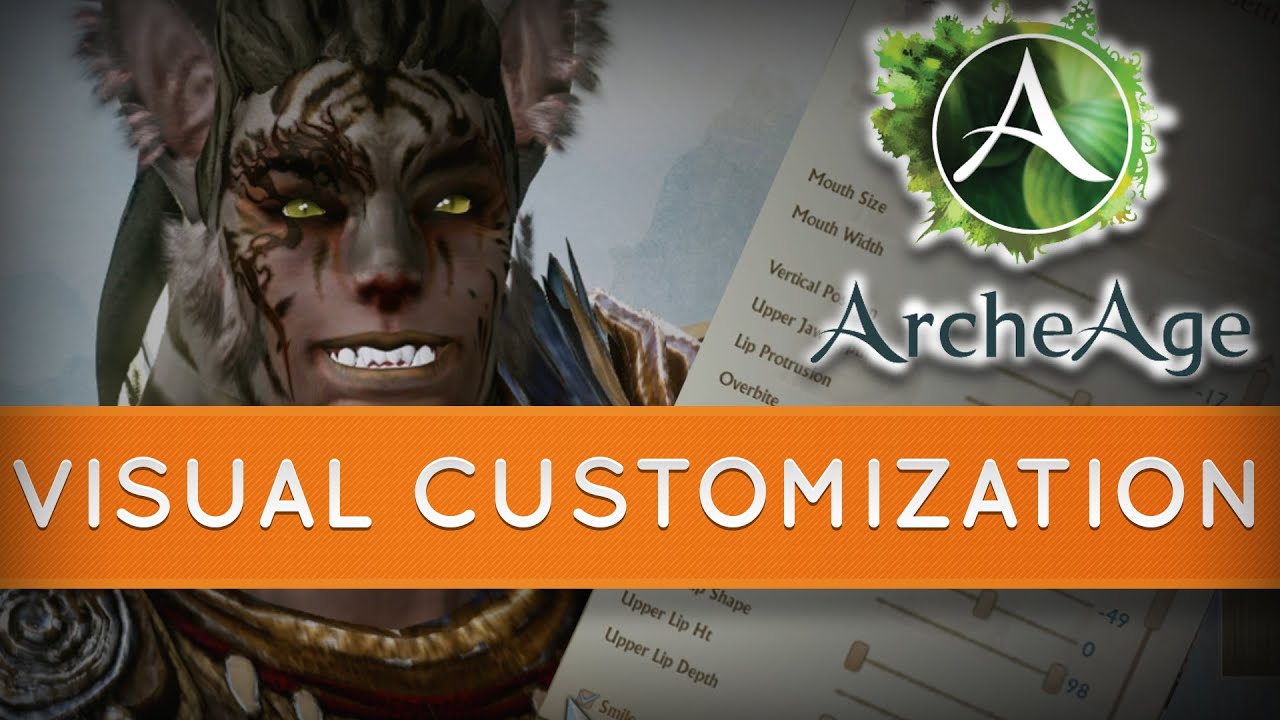 ArcheAge Visual Customization Options YouTube