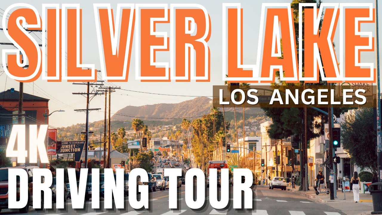 SILVER LAKE Driving Tour 4K Scenic Los Angeles Neighborhood Drive 🌴