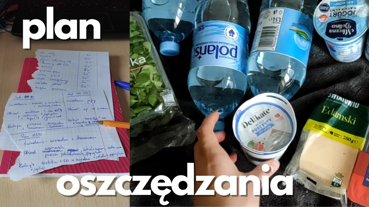 Jak OSZCZĘDZAĆ na JEDZENIU? // PROSTE planowanie, HAUL biedronka