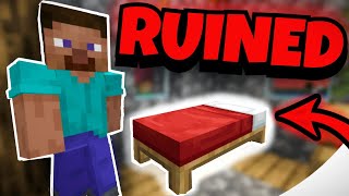 How Beds RUINED Minecraft's Difficulty