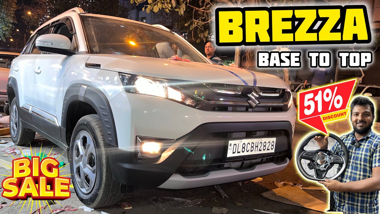 2024 Brezza LXI Base to Top Modified With Price Brezza Base Model ...