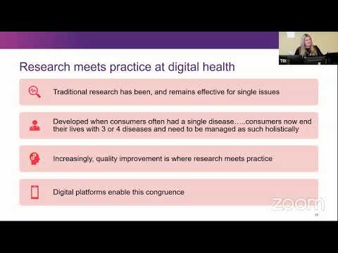 Associate Professor Clair Sullivan: Digital health to improve health outcomes (2021)