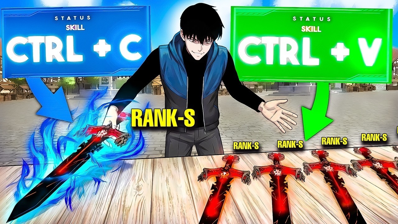 Bisa COPY PASTE Item & Skill Apa Pun — Kekuatannya Langsung Tembus Level Dewa!