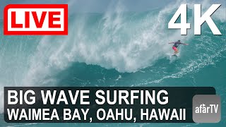 π΄ Live Now: 24/7 Big Waves and Big Wave Surfing in 4K (North Shore, Oahu, Hawaii)