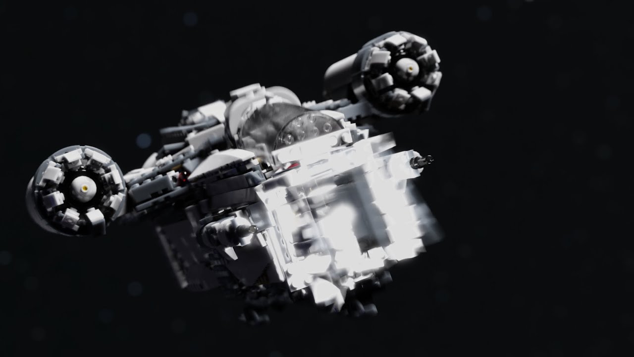 Exploding Lego Razor Crest LEGO The Razor Crest explodes - YouTube