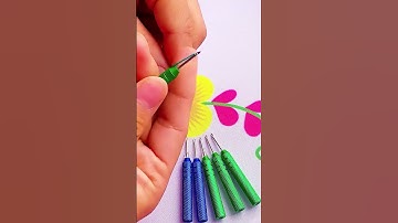 Thumbnail of Embroidery crochet threading method