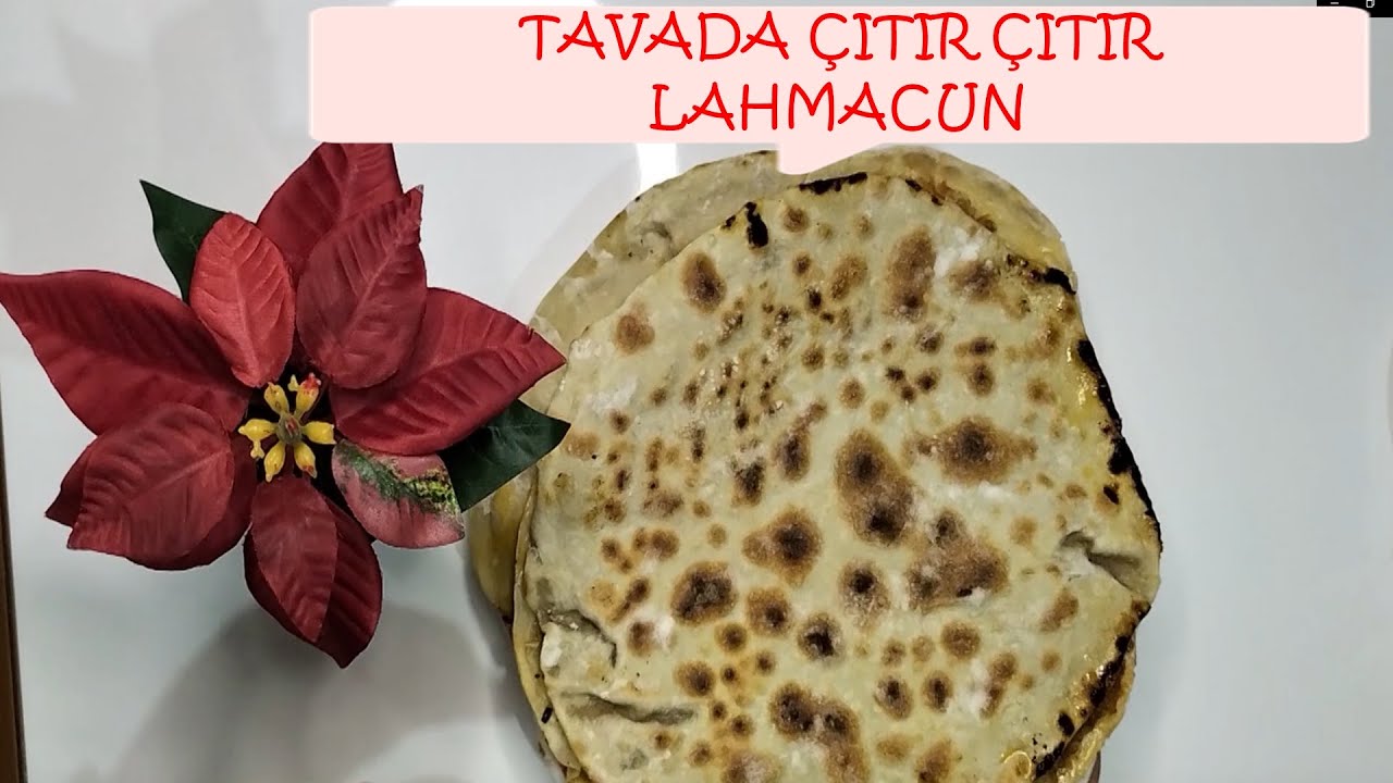 EVDE LAHMACUN | TAVADA LAHMACUN TARİFİ |TAVADA EN KOLAY LAHMACUN TARİFİ | ALTERNATİF LAHMACUN TARİFİ