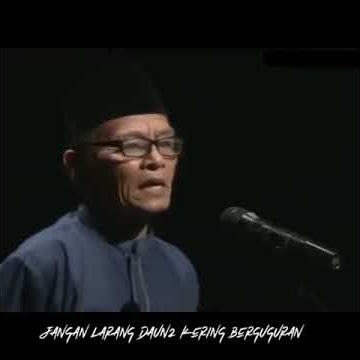 Puisi fenomenal TENTANG rindu #D.ZAWAWI IMRAN