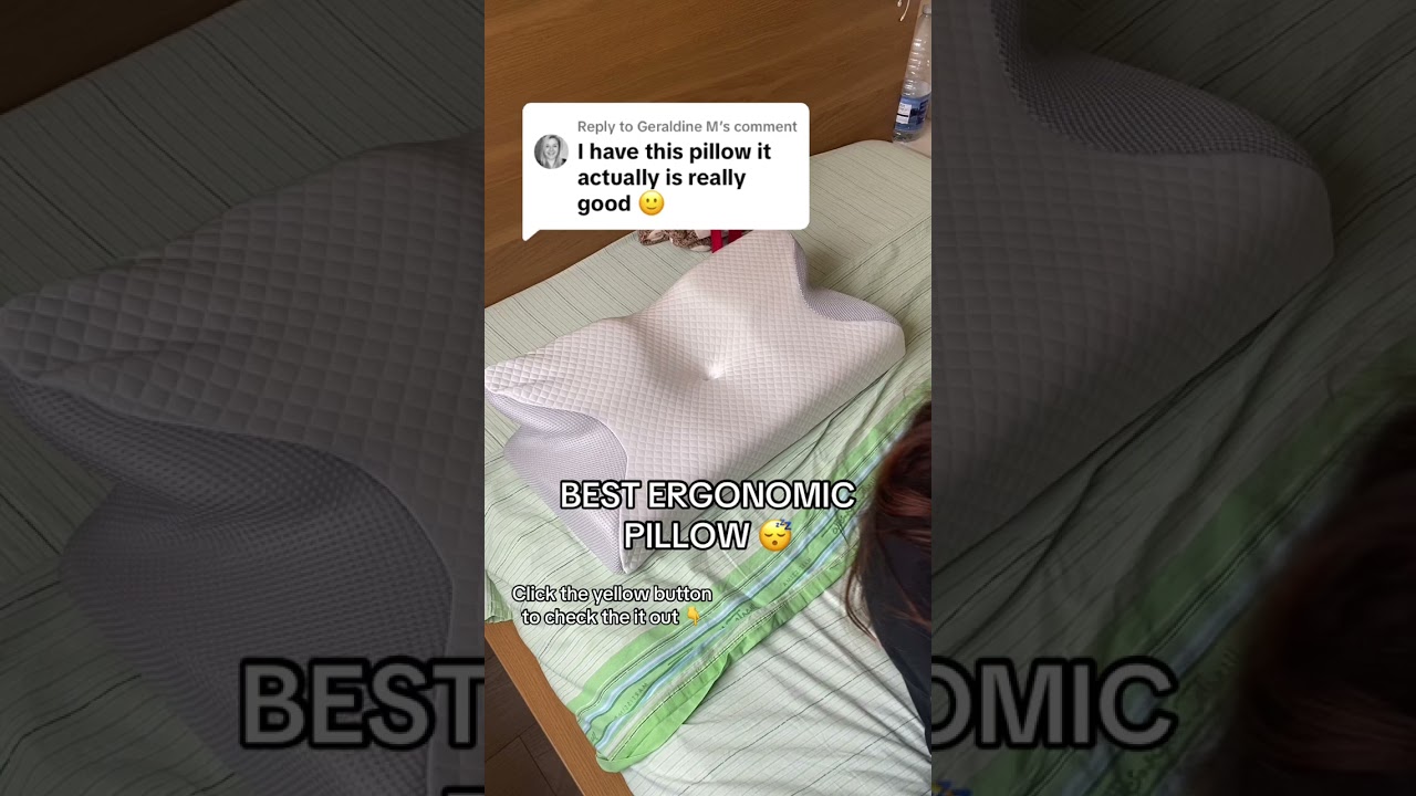 Ergonomic pillow for side sleepers: alleviate pain, improve support