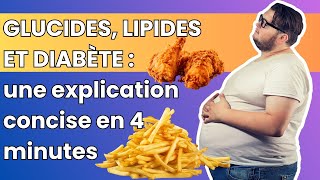 LA VERITE SUR LE LIEN ENTRE GLUCIDES LIPIDES ET DIABETE