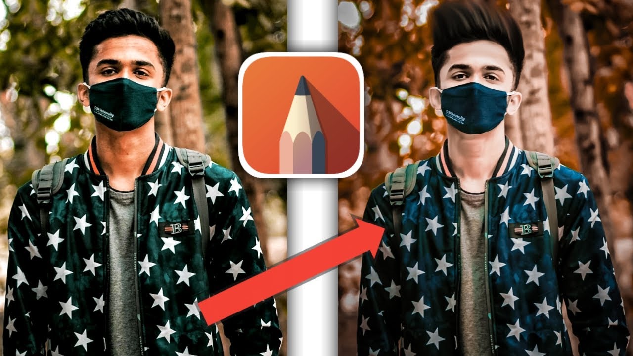 Autodesk new background color change tutorial _smooth face || change hair style_by Vishaleditor