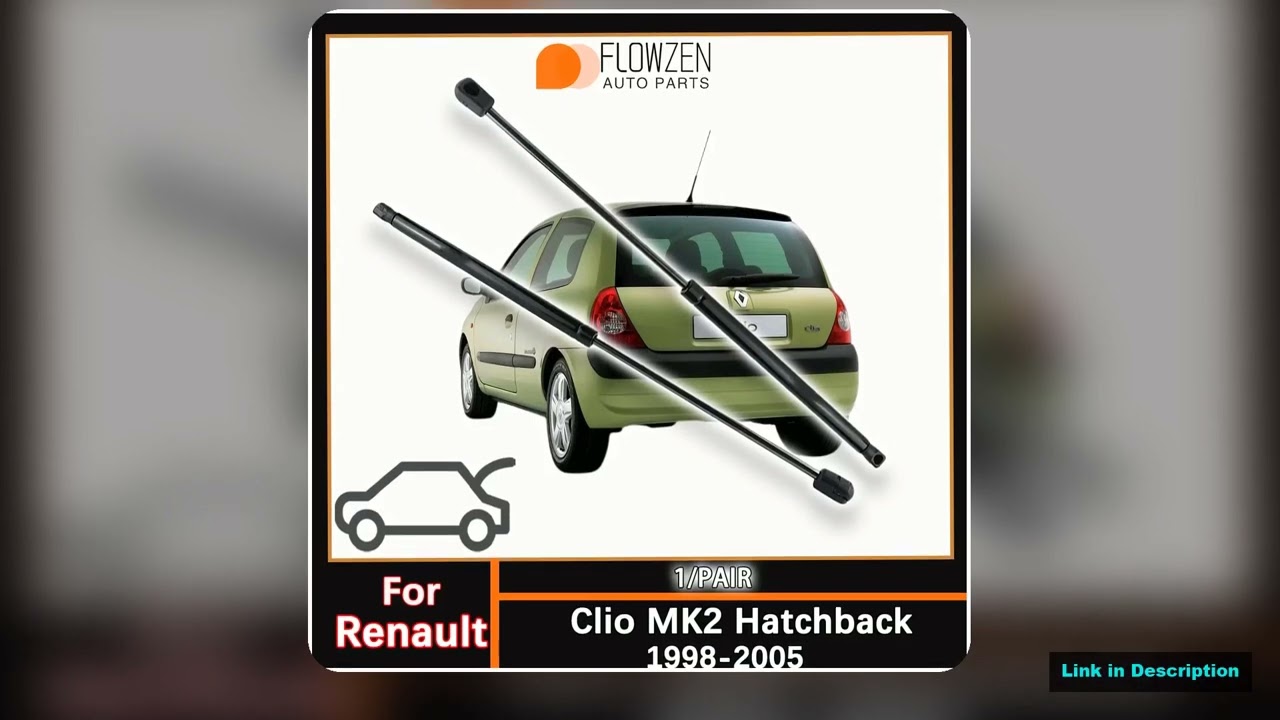 Trunk Gas Struts Spring Bar For Renault Clio MK2 Hatchback 19982005 OE 7700842256 Rear Shock Strut
