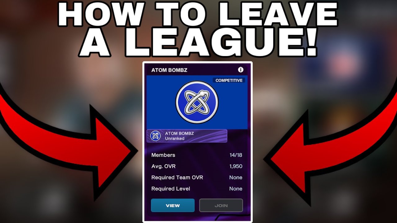 HOW TO LEAVE A LEAGUE IN MADDEN MOBILE 26! SIMPLE AND EASY!