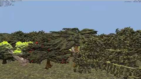 Brahma engine forest of voxels stress test