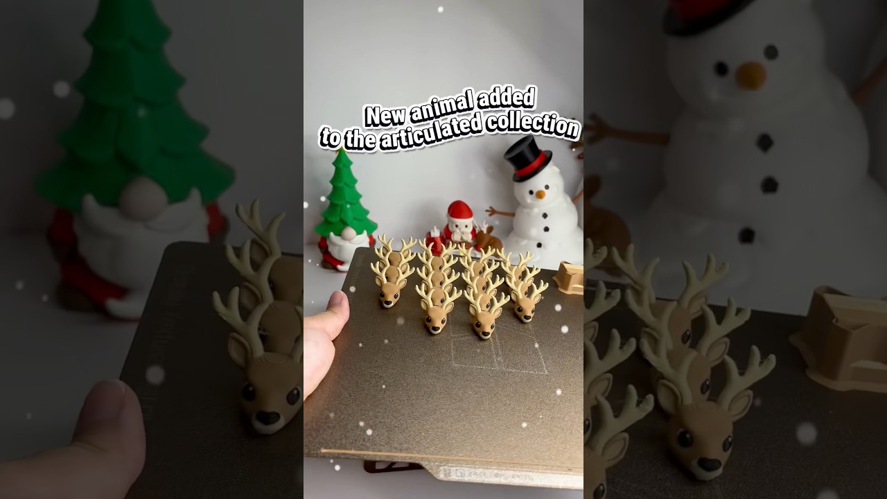 ✨ www.3dprintfactory.com.au ✨🐾 A new articulated animal has arrived in our collection: Buck!