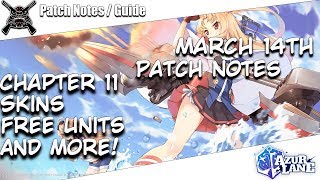 Azur Lane - March 14th Patch Notes - Moonlit Overture / Chapter 11 guide
