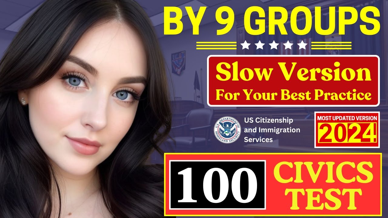 2024 Random 100 Civics Questions and Answers by 9 Groups for the US ...