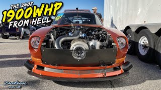MEET THE 1900HP DATSUN 240Z FROM HELL ..THE WORLDS FASTEST