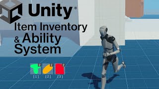 Unity Item Inventory & Ability System (using third person starter assets)