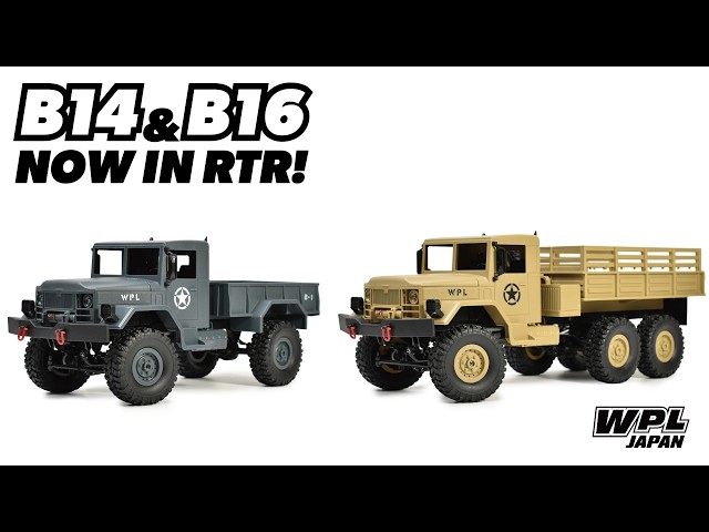 B14とB16の紹介～元祖WPLがRTRモデルで復刻！～【WPL JAPAN】六輪駆動