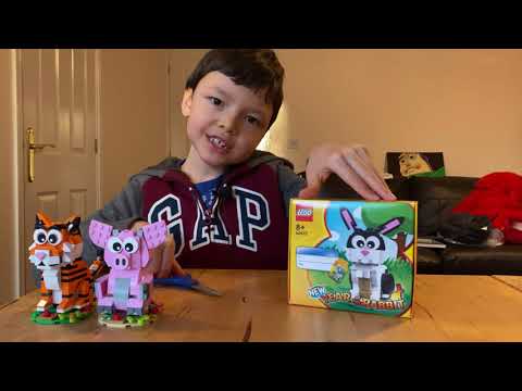 YouTube thumbnail: Lego Year of the Rabbit - 40575 - fun build