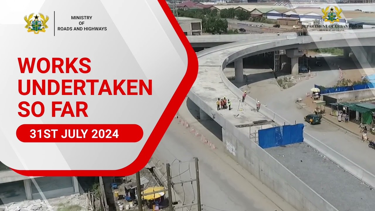 Progress Update on the Construction Spintex Road Interchange.