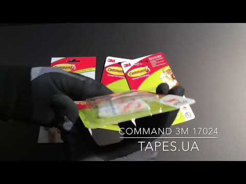 Command 3M 17024 Клейкие полоски, белые